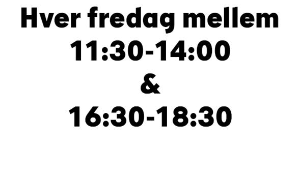 Fredag - Varm mad